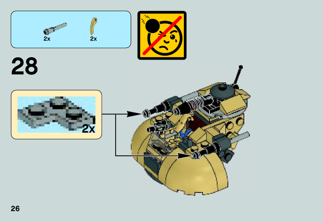 Lego 75029 manual 2x2x 