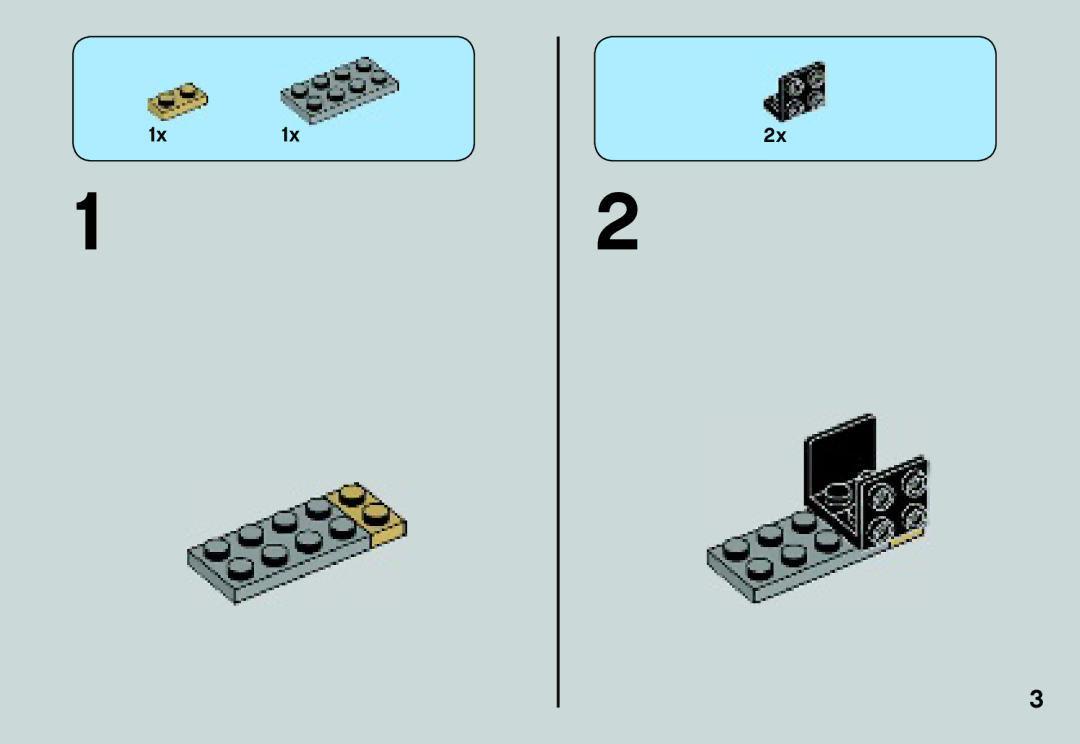 Lego 75029 manual 1x1x 