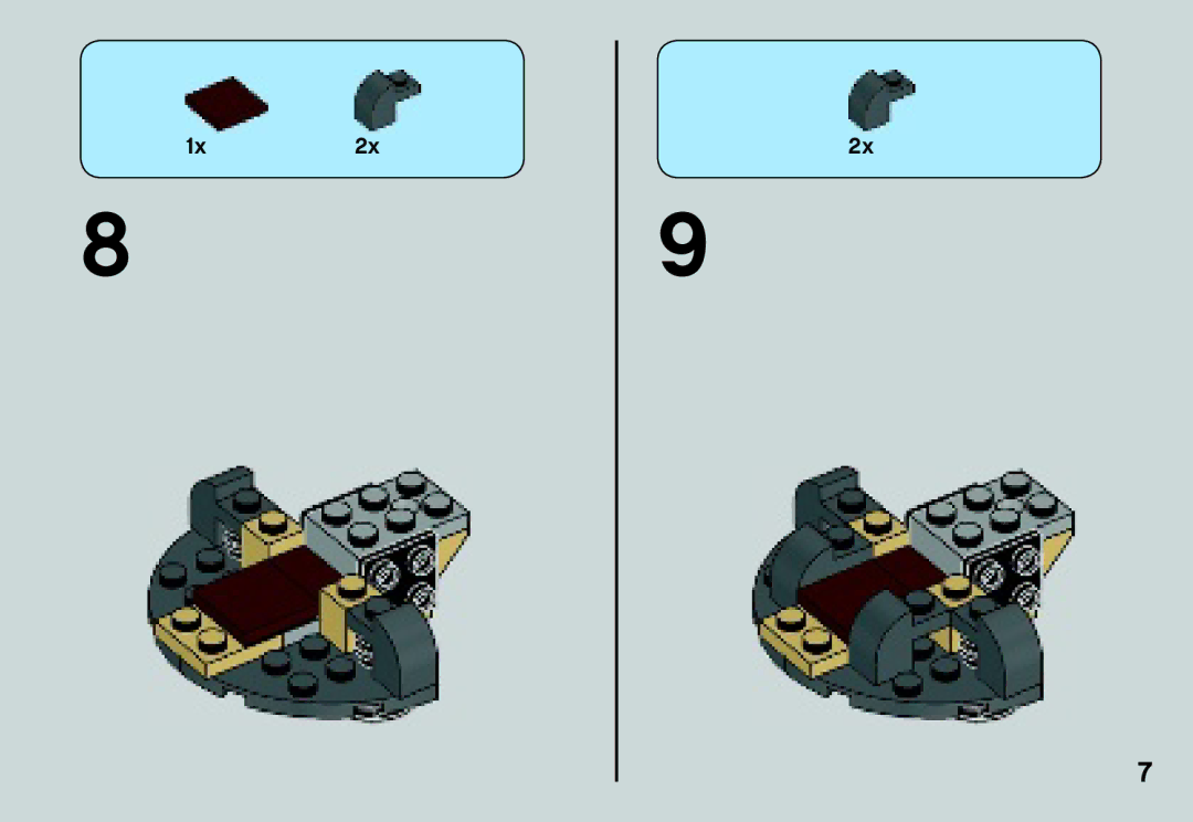 Lego 75029 manual 1x2x 