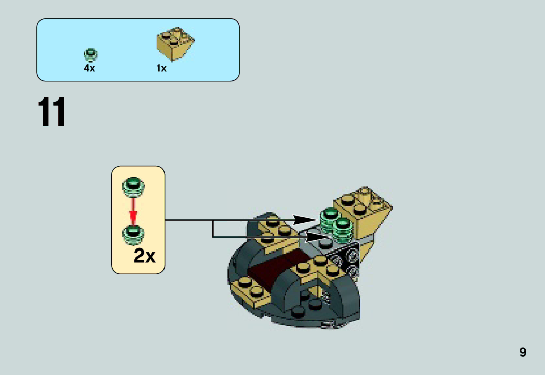 Lego 75029 manual 4x1x 