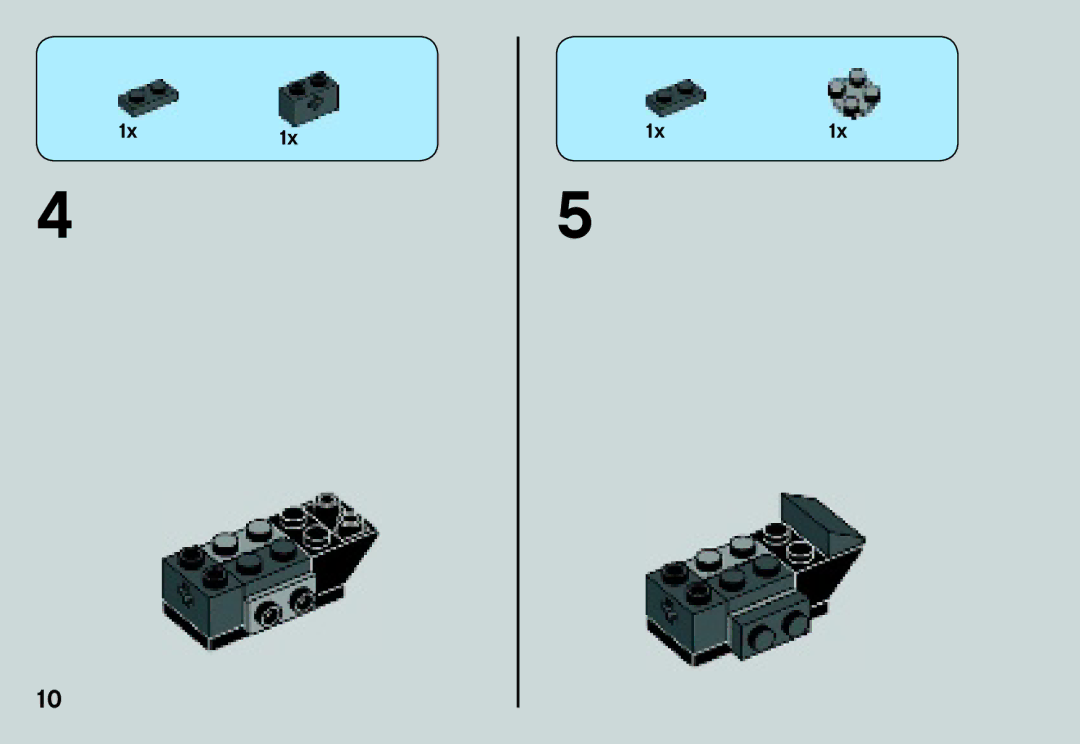 Lego 75034 manual 1x1x 