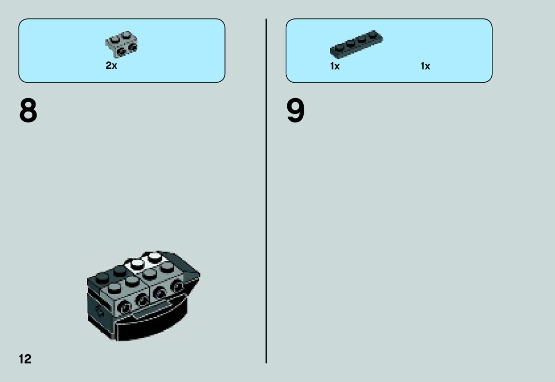 Lego 75034 manual 1x1x 