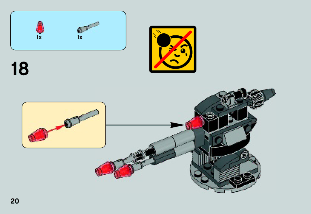 Lego 75034 manual 1x1x 