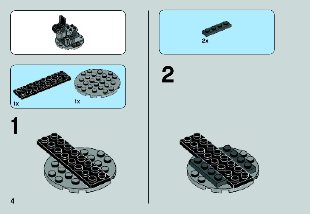 Lego 75034 manual 1x1x 