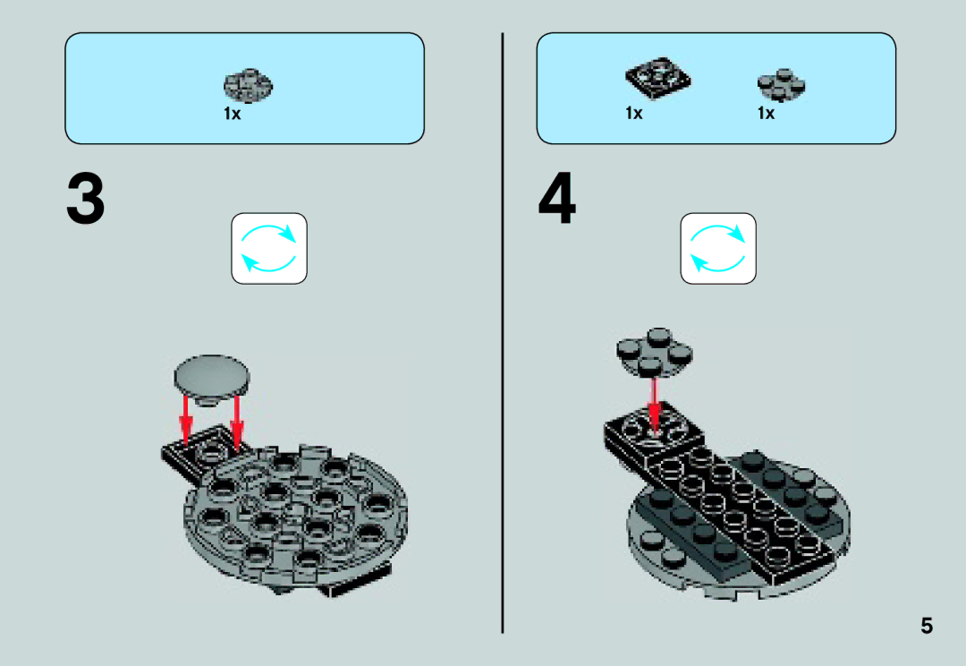 Lego 75034 manual 1x1x 