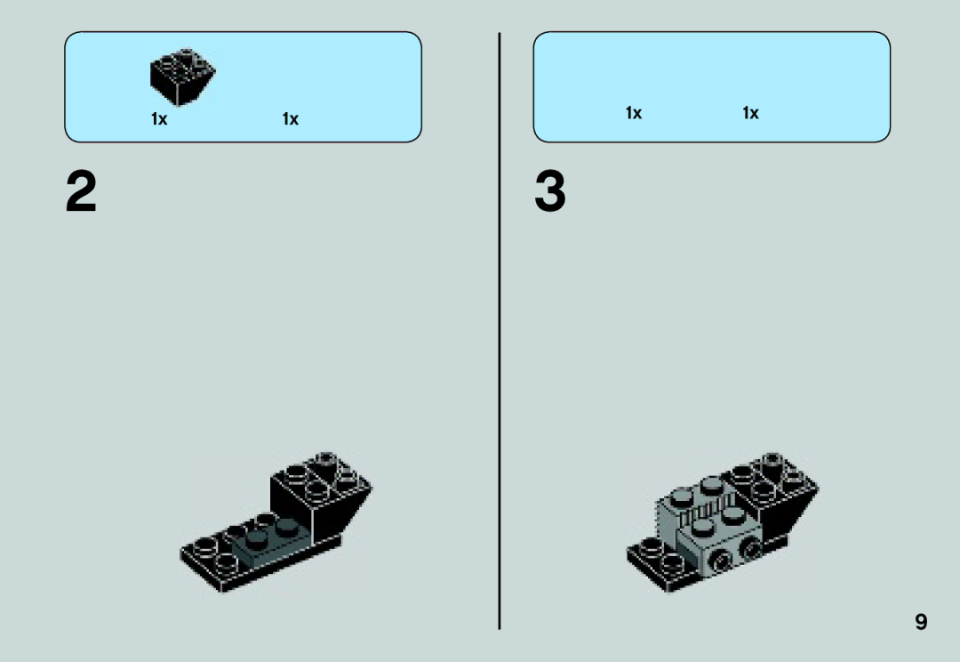 Lego 75034 manual 1x1x 