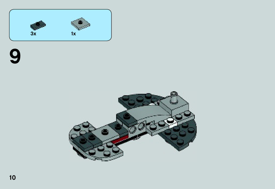 Lego 75035 manual 3x1x 