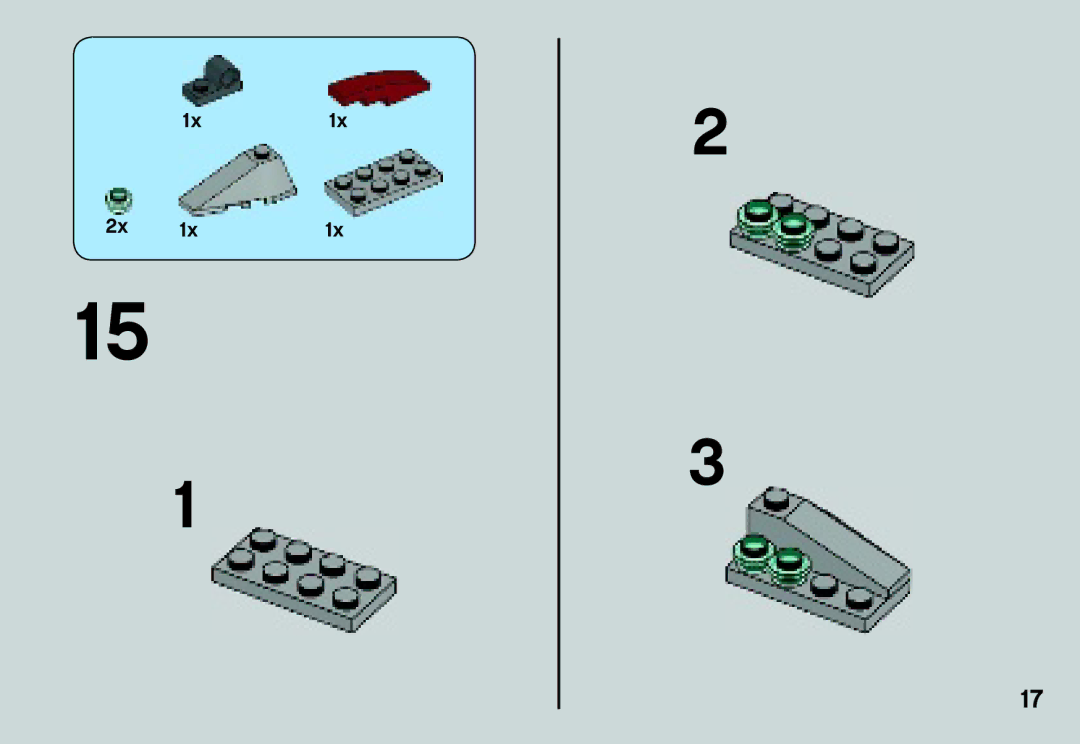 Lego 75035 manual 1x1x 