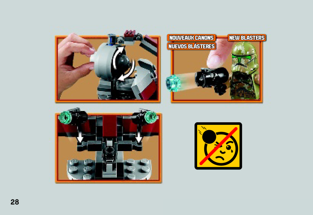 Lego 75035 manual Nouveaux Canons 