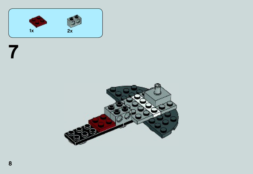 Lego 75035 manual 1x2x 