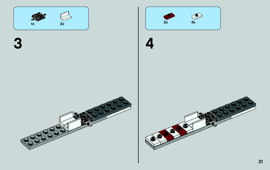 Lego 75037 manual 1x2x 2x4x 