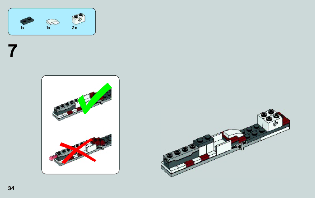 Lego 75037 manual 1x 1x 