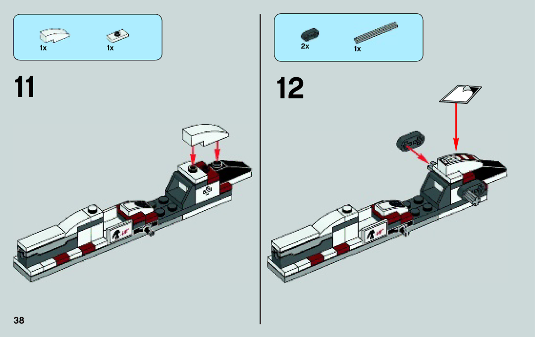 Lego 75037 manual 1x1x 