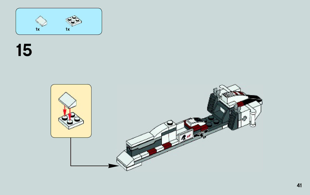 Lego 75037 manual 1x1x 