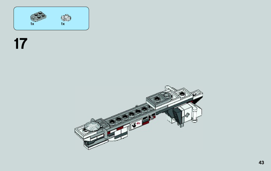 Lego 75037 manual 1x1x 