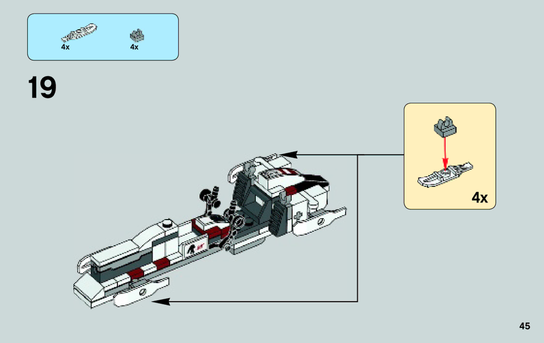 Lego 75037 manual 4x4x 