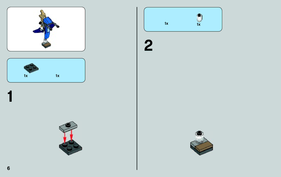 Lego 75037 manual 1x1x 