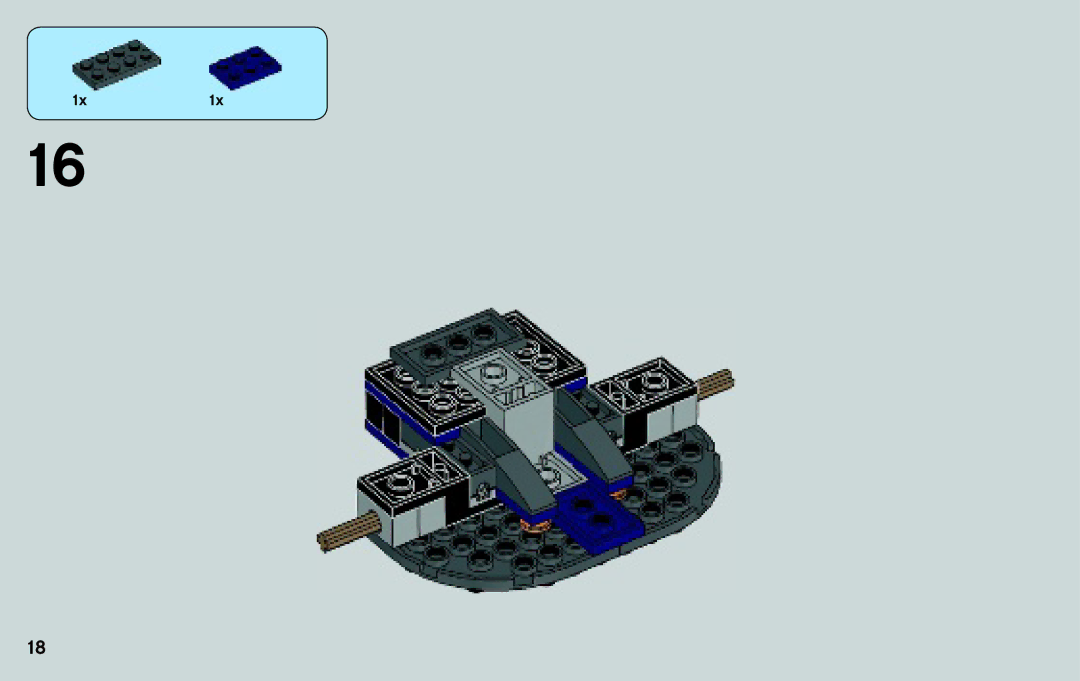 Lego 75041 manual 1x1x 