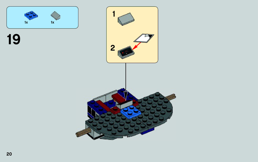 Lego 75041 manual 1x1x 