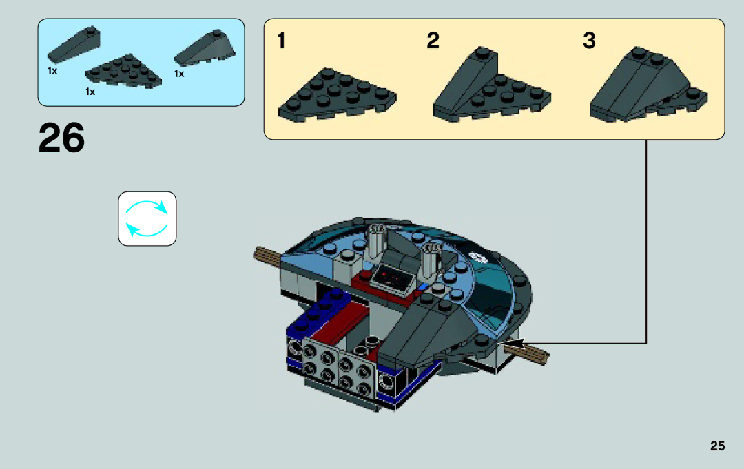 Lego 75041 manual 1x1x 