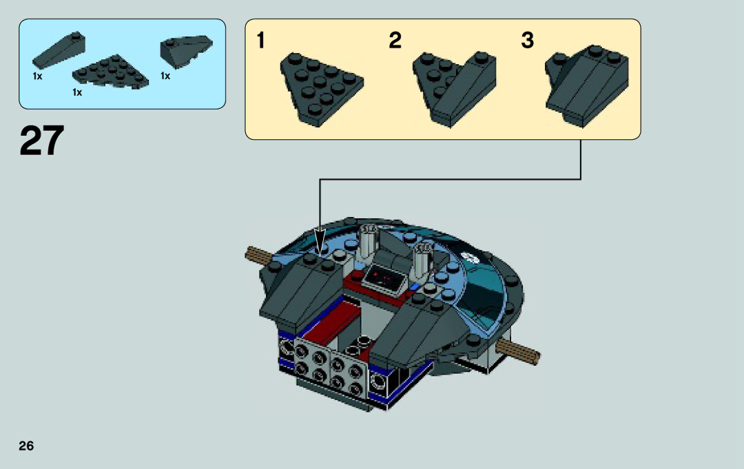 Lego 75041 manual 1x1x 