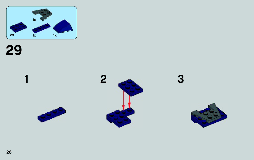 Lego 75041 manual 2x 1x 