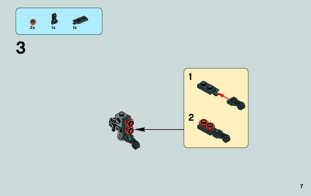 Lego 75041 manual 2x 1x 