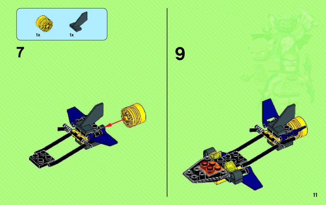 Lego 76010 manual 1x1x 