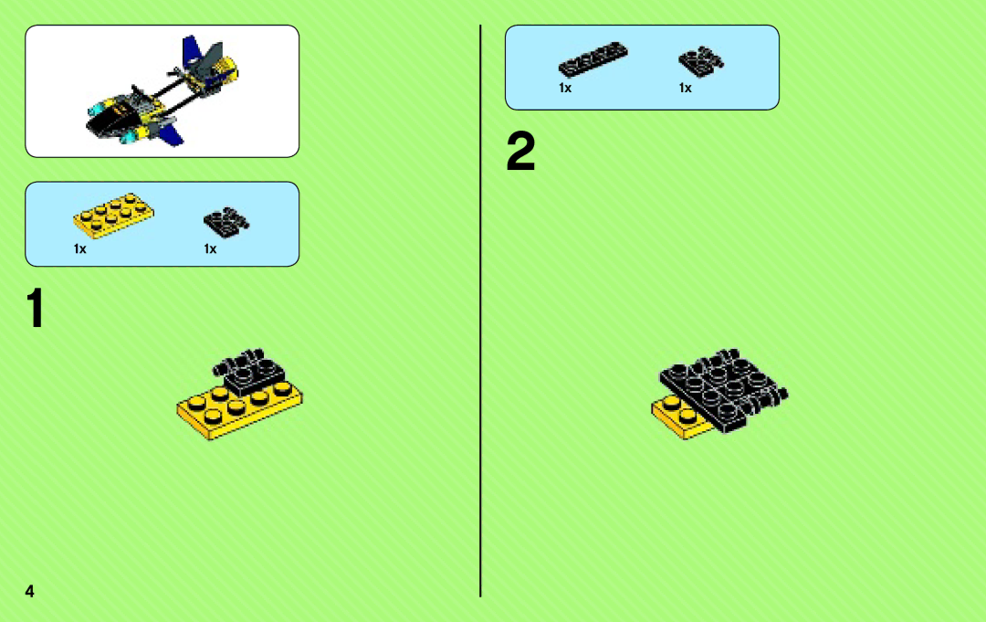 Lego 76010 manual 1x1x 