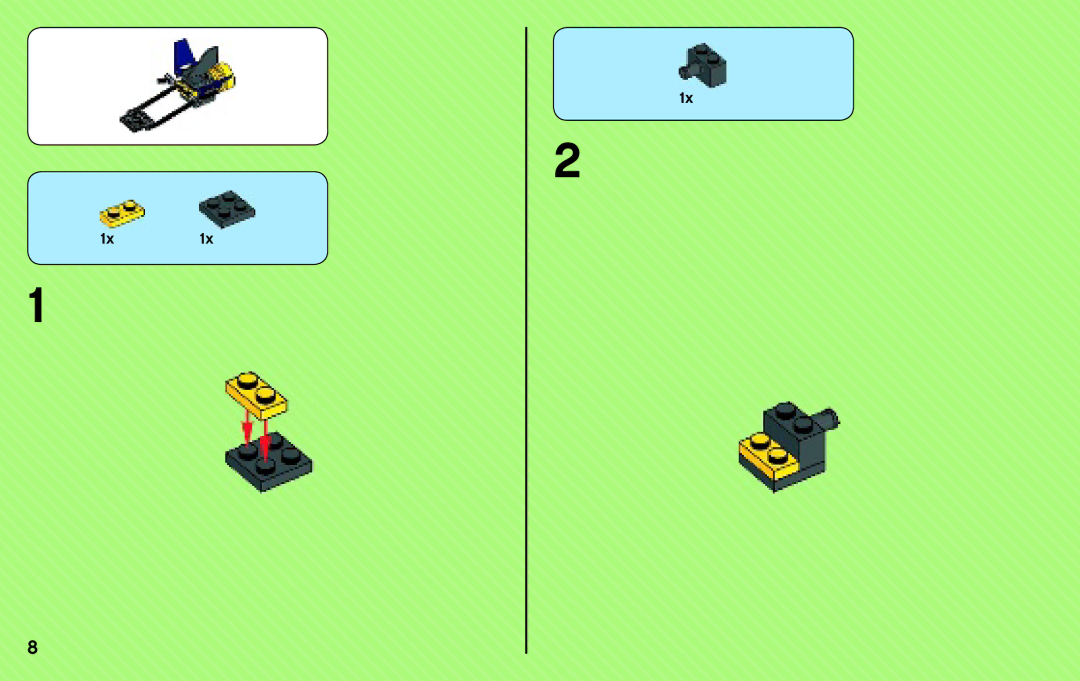 Lego 76010 manual 1x1x 