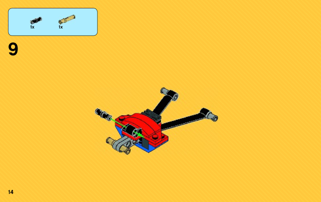 Lego 76014 manual 1x1x 