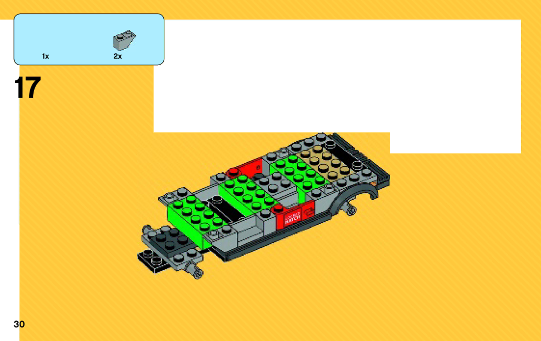 Lego 76015 manual 1x2x 