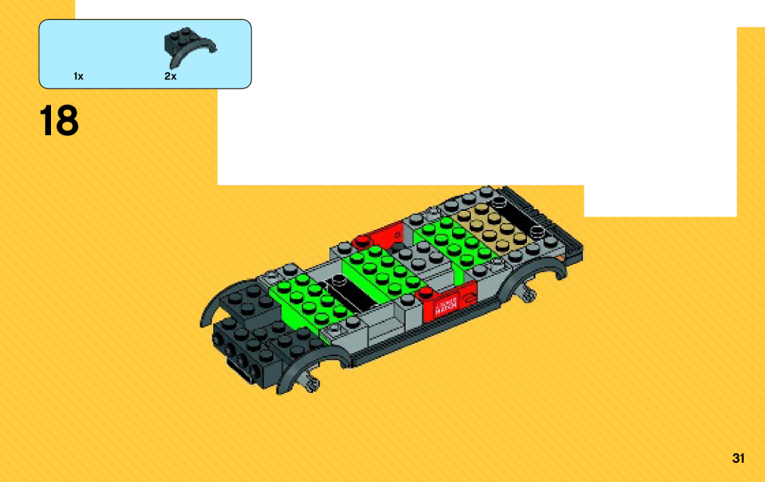 Lego 76015 manual 1x2x 