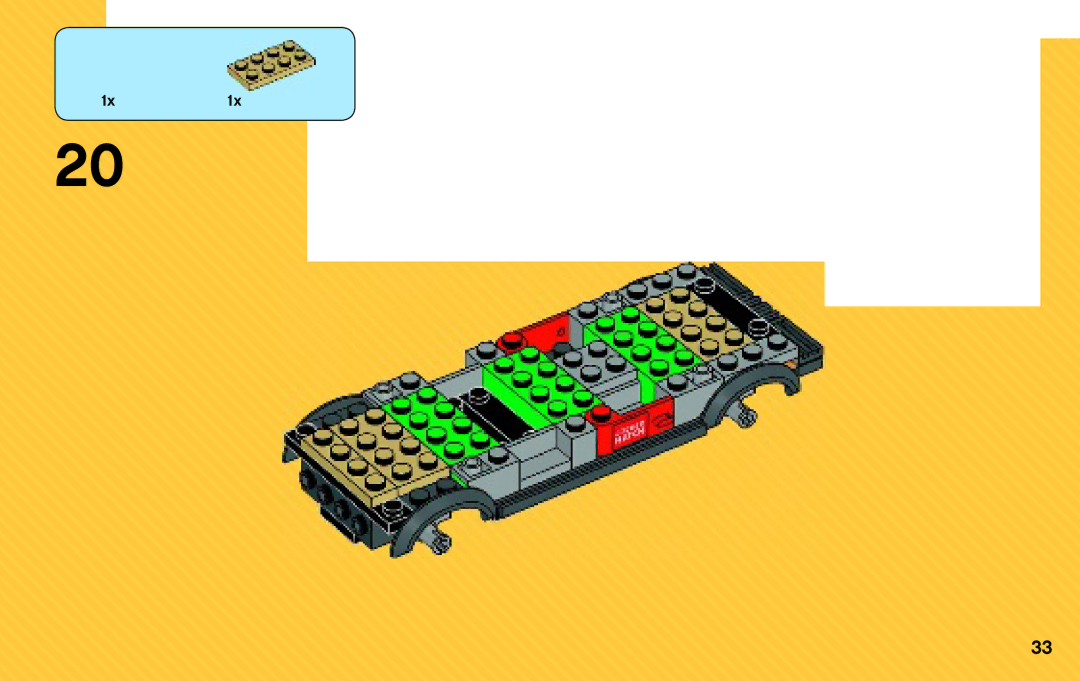 Lego 76015 manual 1x1x 