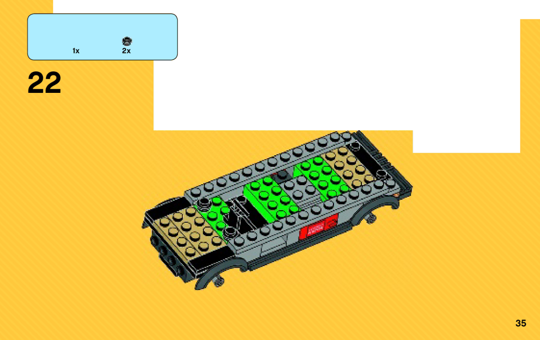 Lego 76015 manual 1x2x 