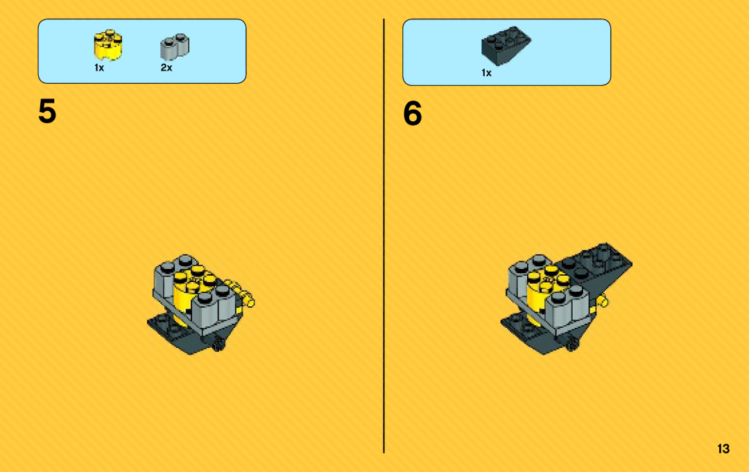 Lego 76017 manual 1x2x 