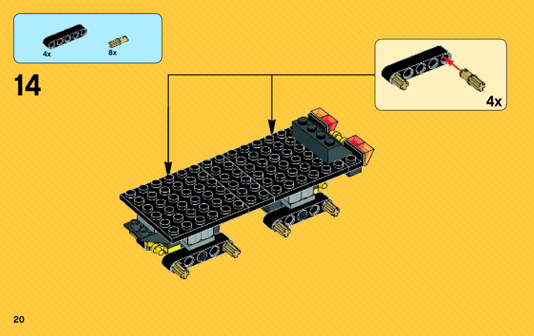 Lego 76017 manual 4x8x 