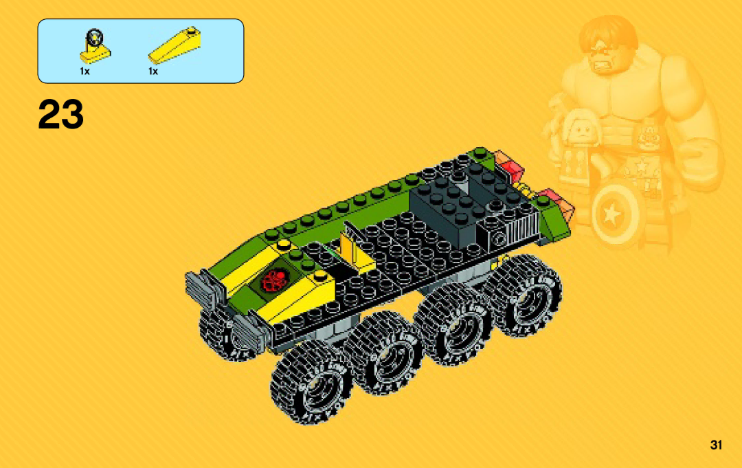 Lego 76017 manual 1x1x 