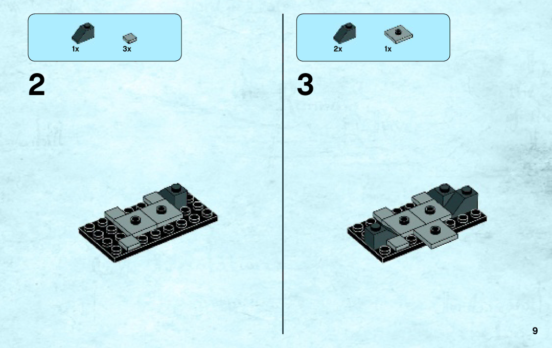 Lego 79011 manual 1x3x 2x1x 