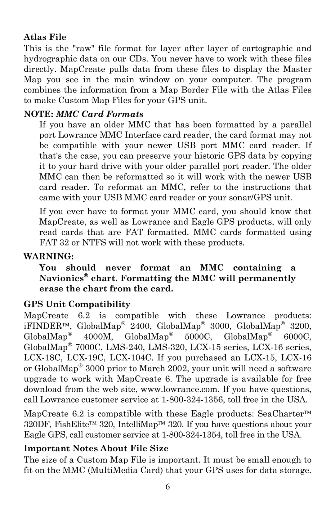 LEI Electronics 6 manual Atlas File 