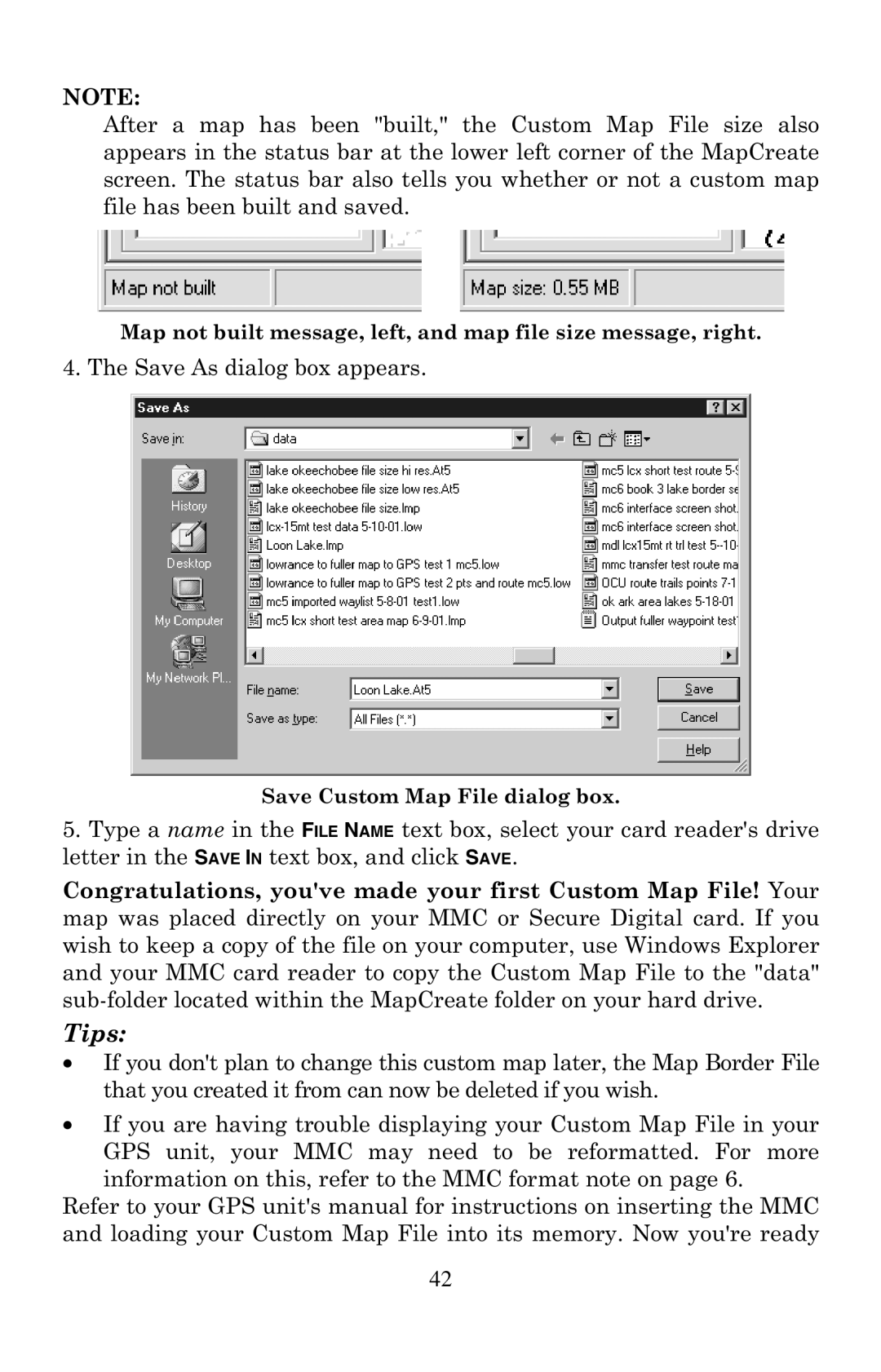 LEI Electronics 6 manual Save As dialog box appears 