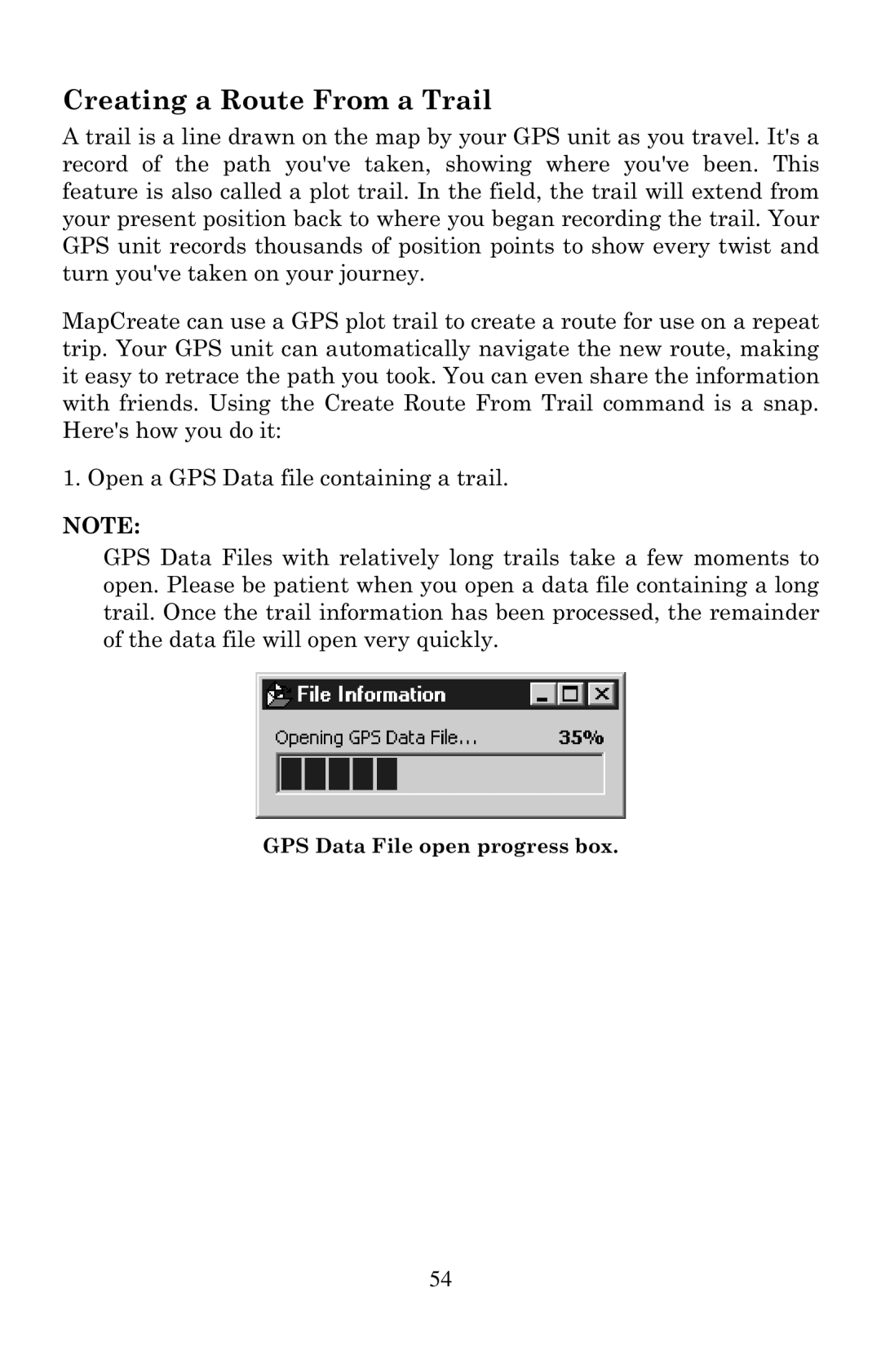 LEI Electronics 6 manual Creating a Route From a Trail 