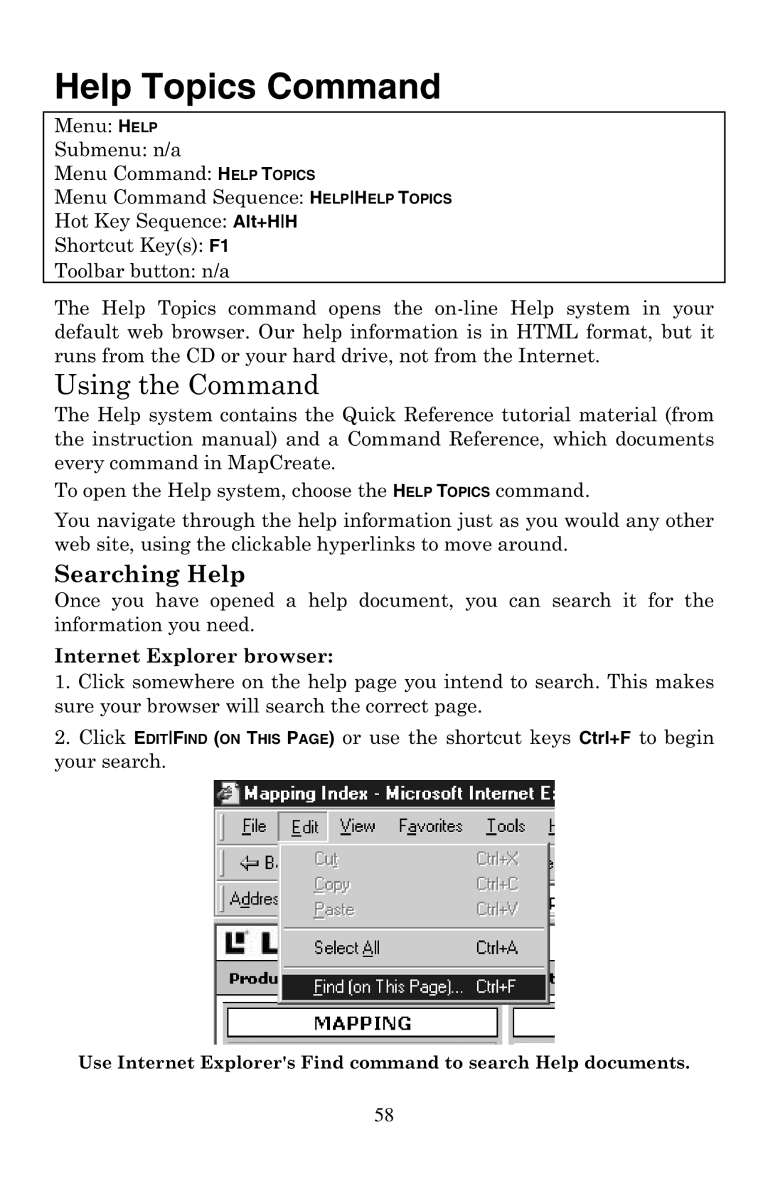 LEI Electronics 6 manual Help Topics Command 