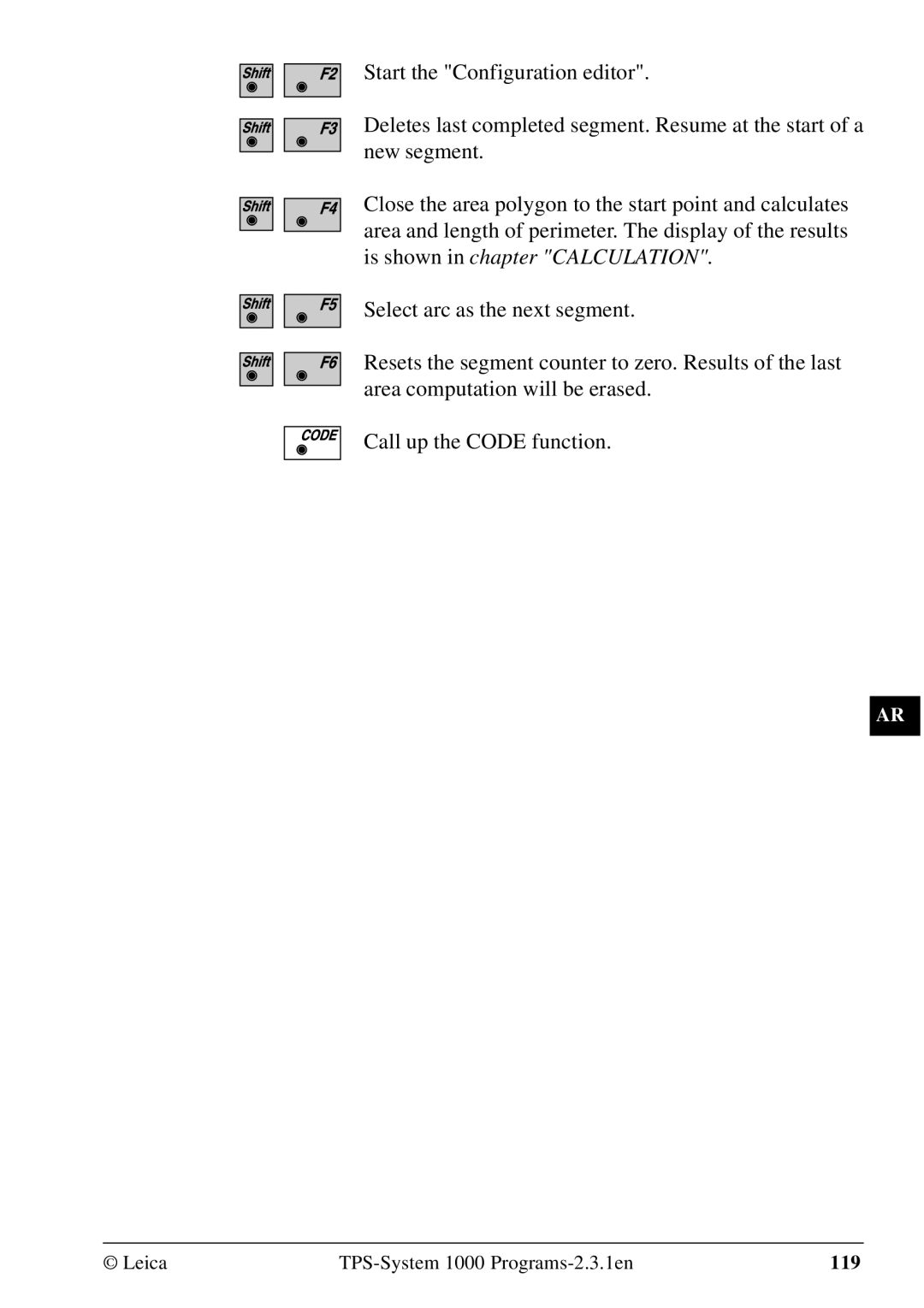 Leica 1000Z01 user manual 119 