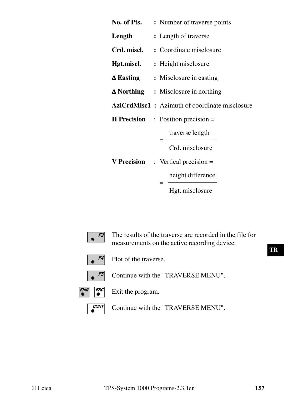 Leica 1000Z01 user manual 157 