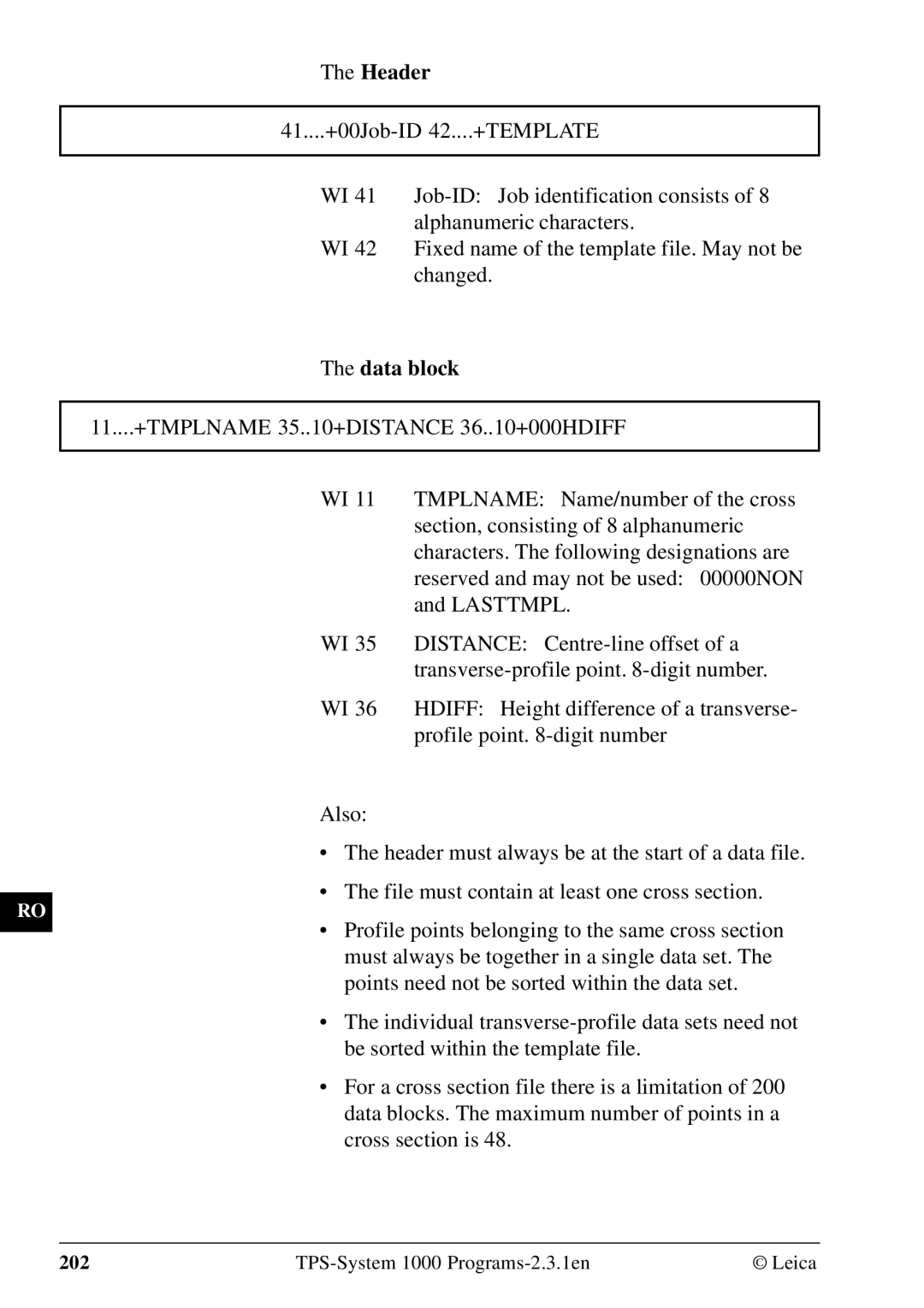 Leica 1000Z01 user manual 202 