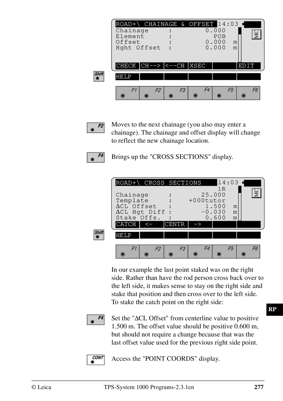 Leica 1000Z01 user manual Check Xsec Help 