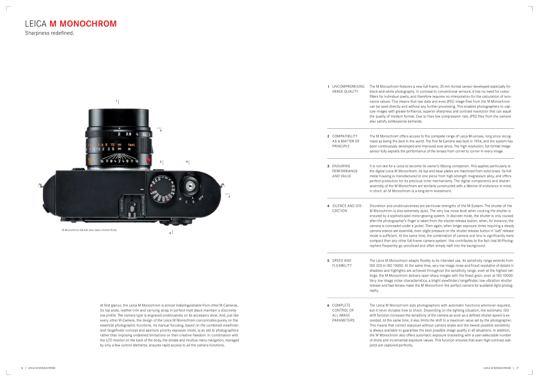 Leica 10760, 10771 manual Sharpness redefined 