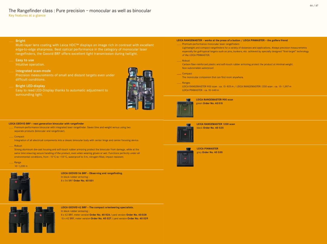 Leica 10x42 BRF manual Leica Geovid BRF next generation binocular with rangefinder 