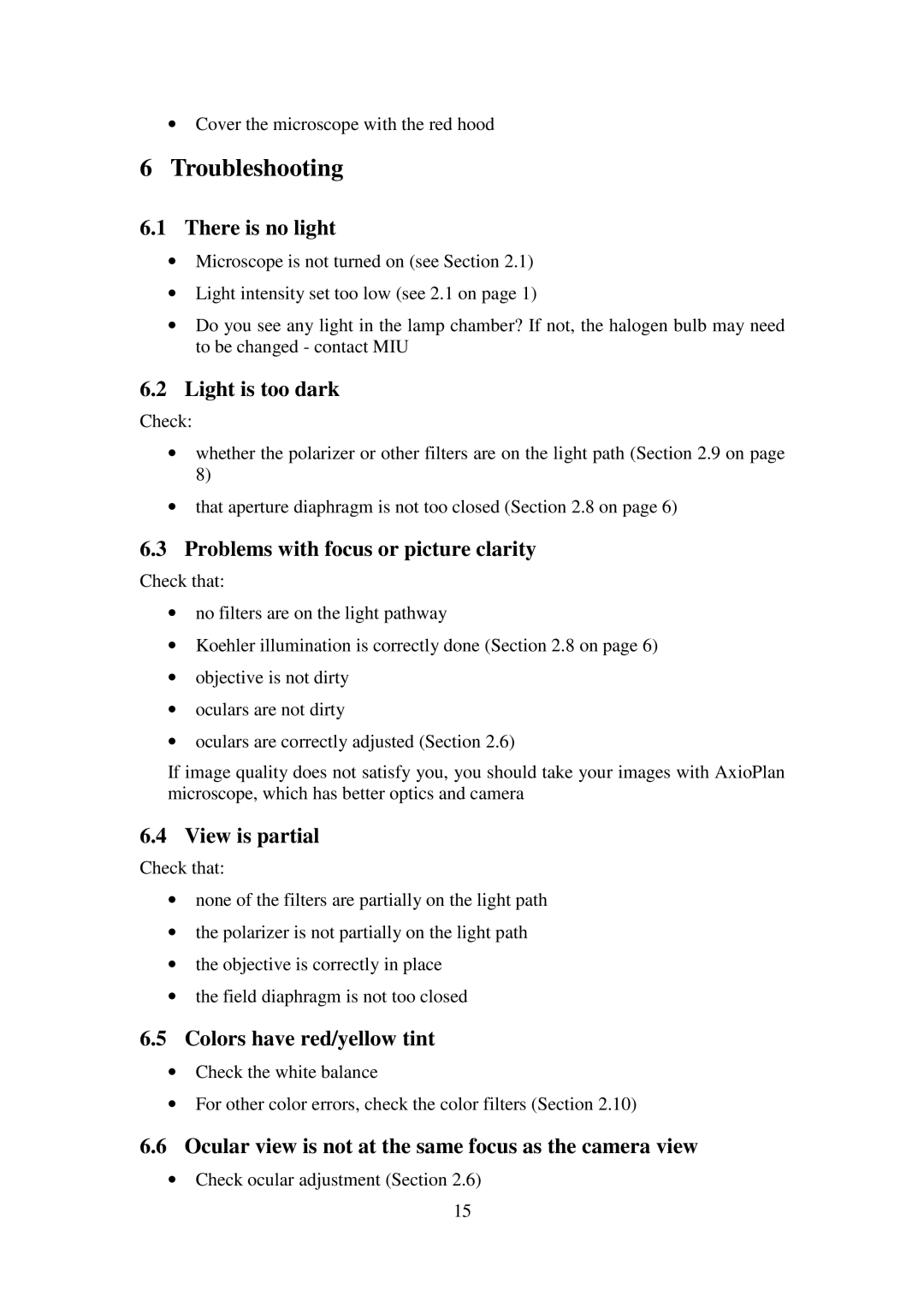 Leica B523 manual Troubleshooting 